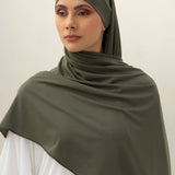 Hijab - Jersey avec attache