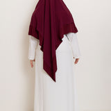 Khimar Salwa - Court double volants médine