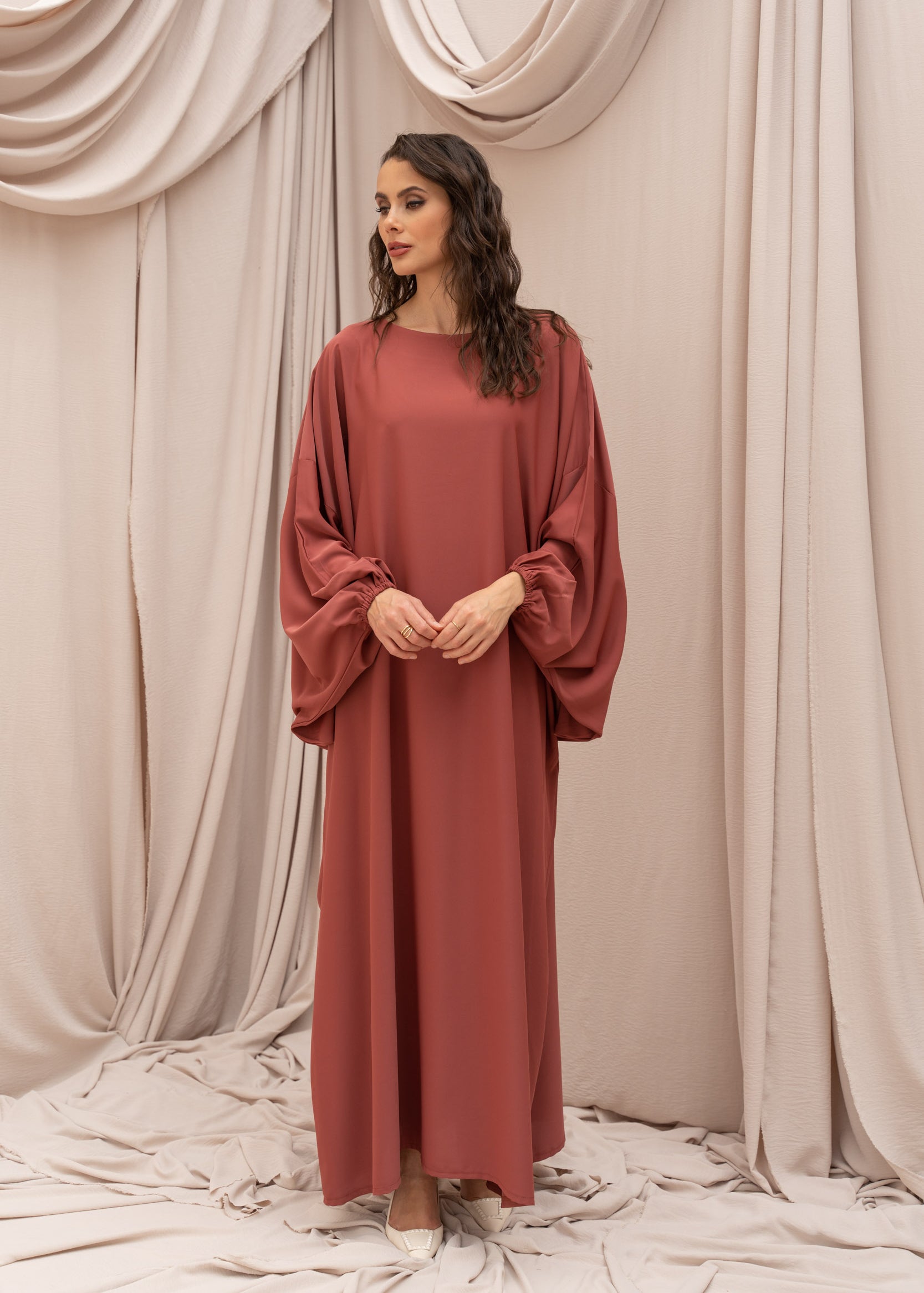 Abaya Min - Soie de médine