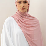 Hijab - Jersey with fastener