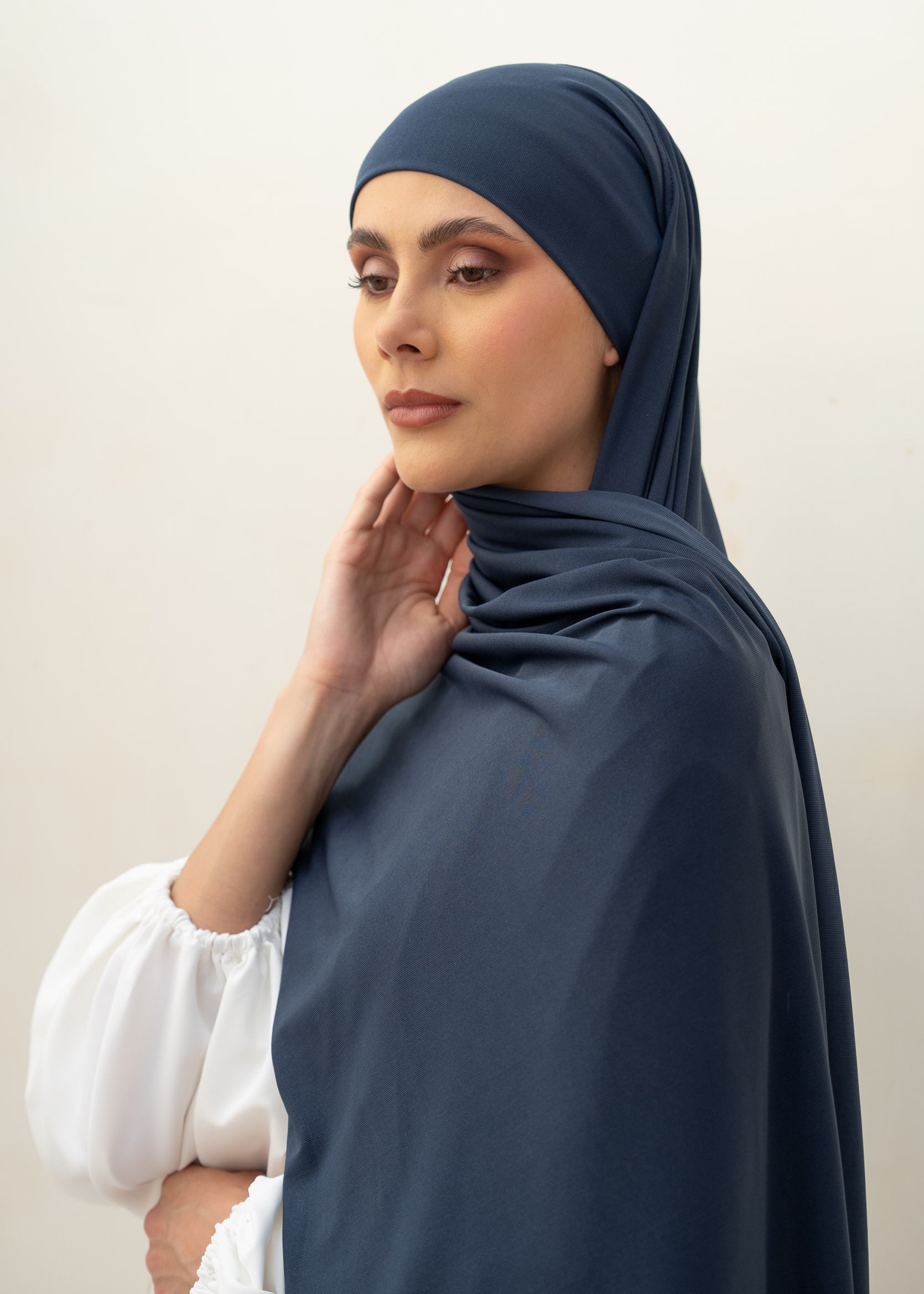 Hijab - Jersey avec attache