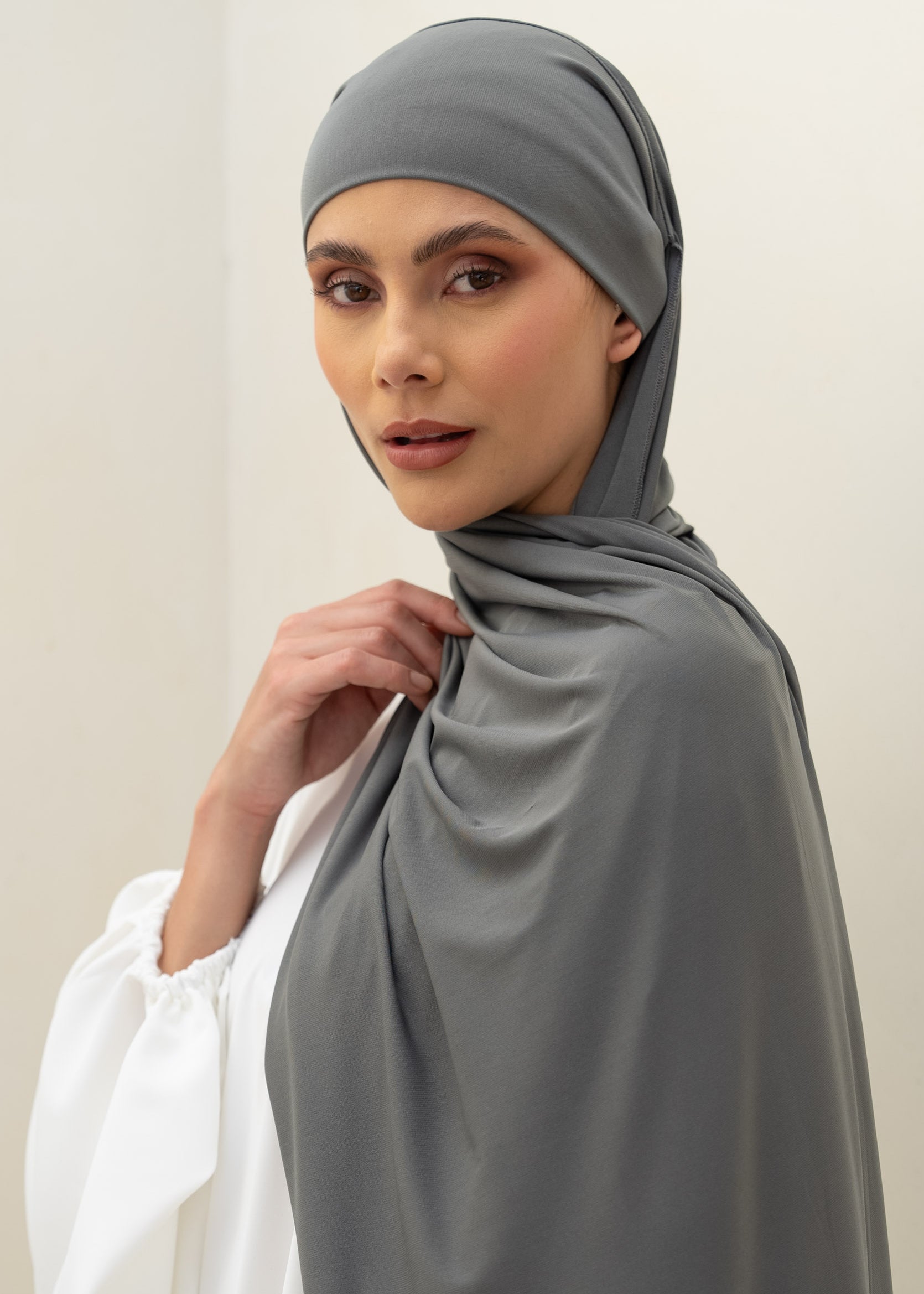 Hijab - Jersey avec attache