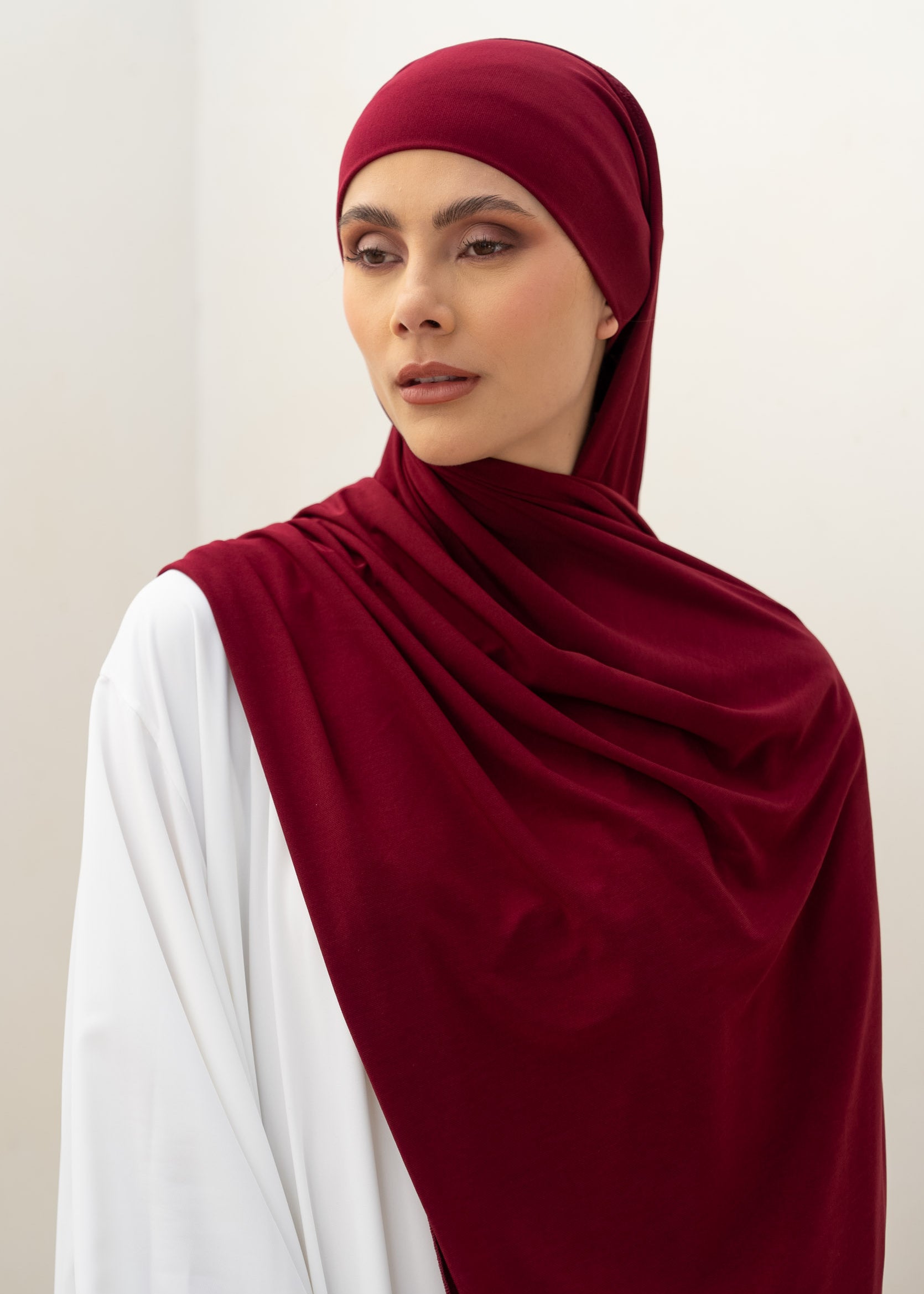 Hijab - Jersey avec attache