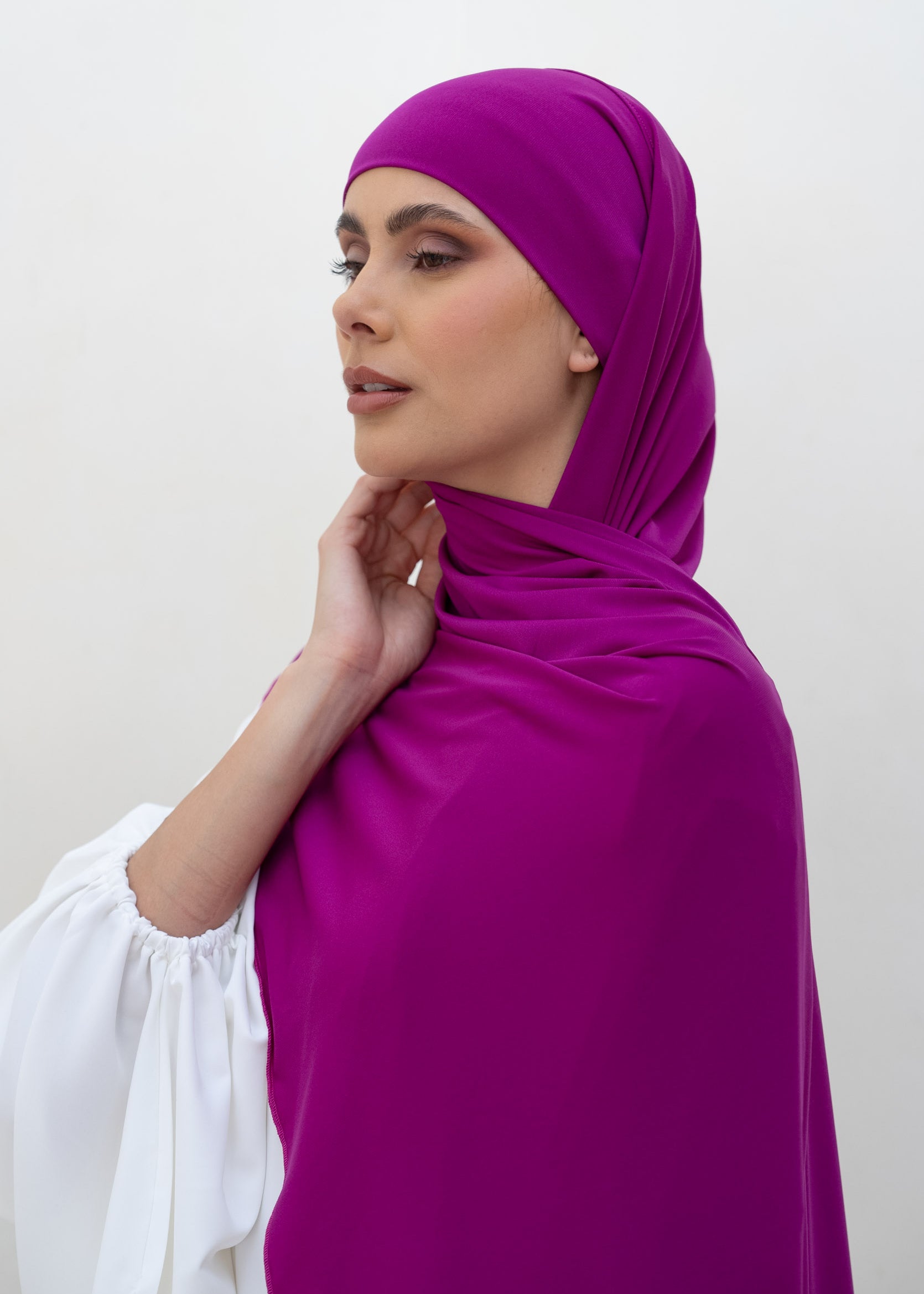 Hijab - Jersey avec attache