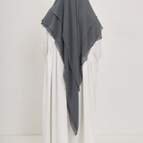 Khimar Olayya - Triple volants mousseline