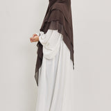 Khimar Olayya - Triple volants mousseline