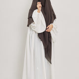 Khimar Olayya - Triple volants mousseline