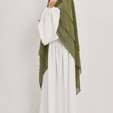 Khimar Olayya - Triple volants mousseline