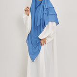 Khimar Olayya - Triple volants mousseline