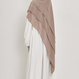 Khimar Olayya - Triple volants mousseline