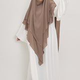 Khimar Olayya - Triple volants mousseline