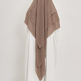 Khimar Olayya - Triple volants mousseline