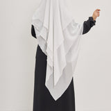 Khimar Olayya - Triple volants mousseline