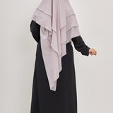 Khimar Olayya - Triple volants mousseline