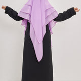 Khimar Olayya - Triple volants mousseline