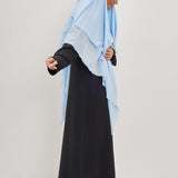 Khimar Olayya - Triple volants mousseline