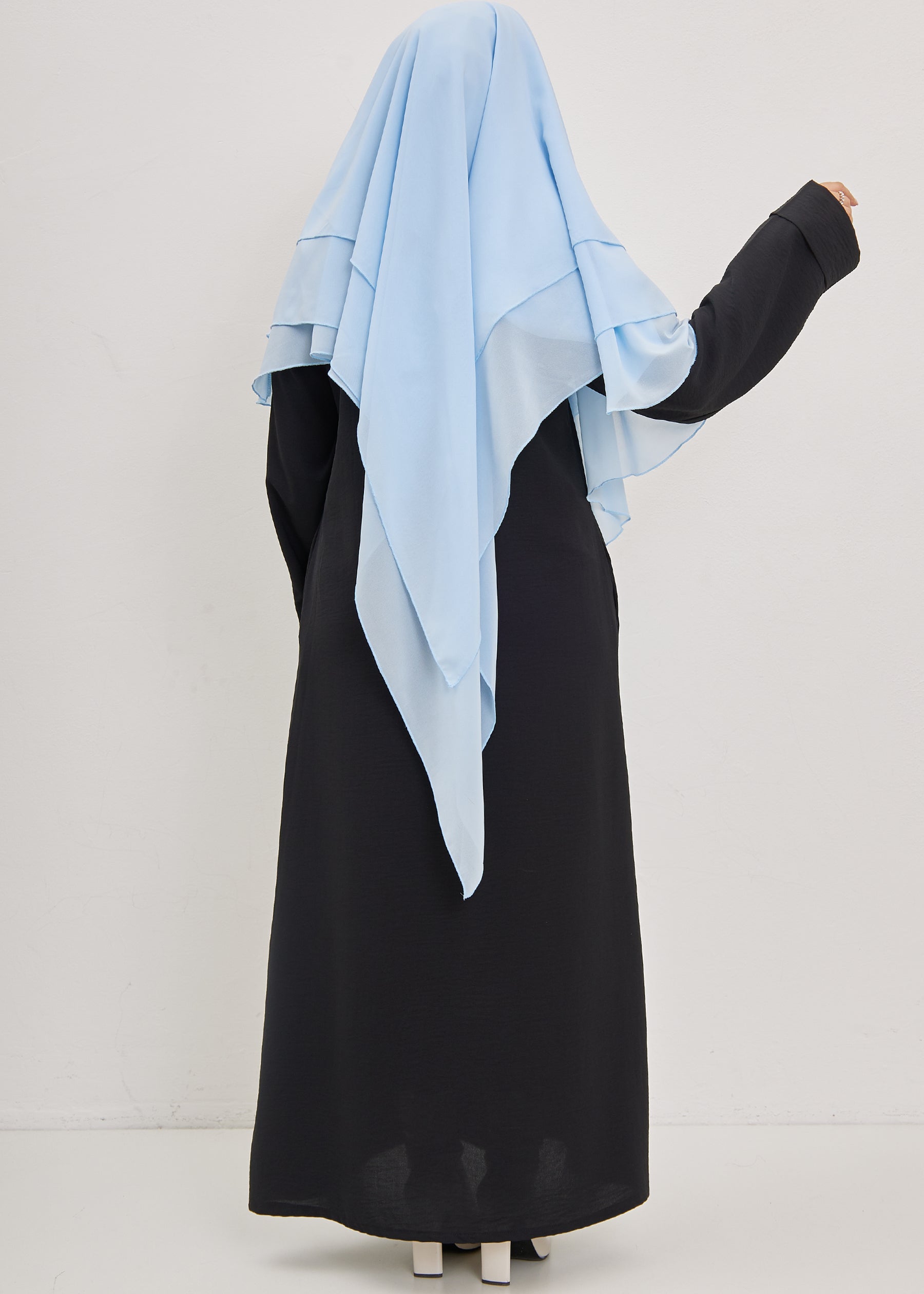 Khimar Olayya - Triple volants mousseline