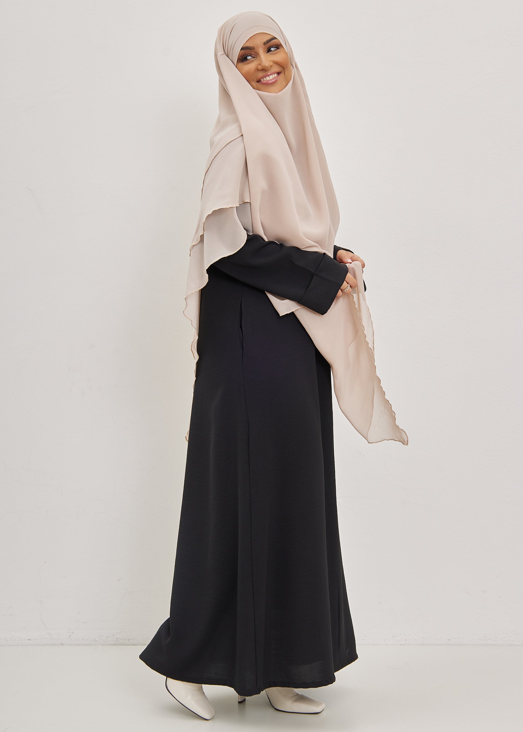 Khimar Olayya - Triple volants mousseline