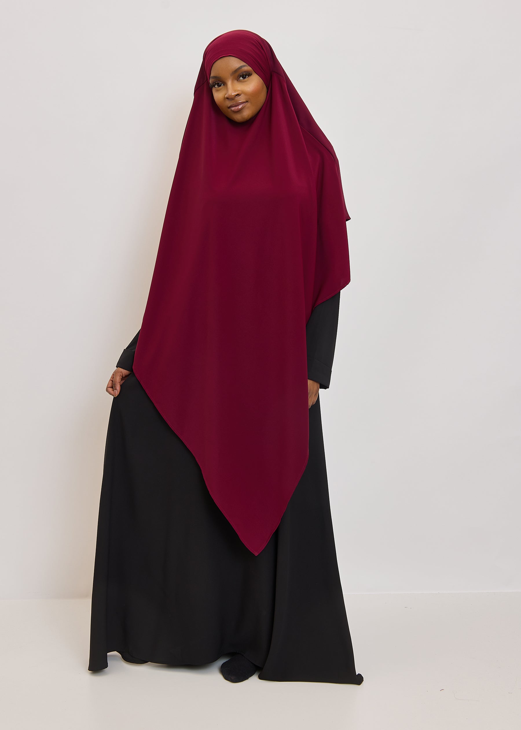 Khimar Sana - Long double volants médine