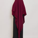 Khimar Sana - Long double volants médine