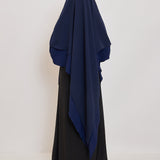 Khimar Sana - Long double volants médine