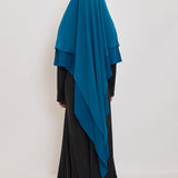 Khimar Sana - Long double volants médine