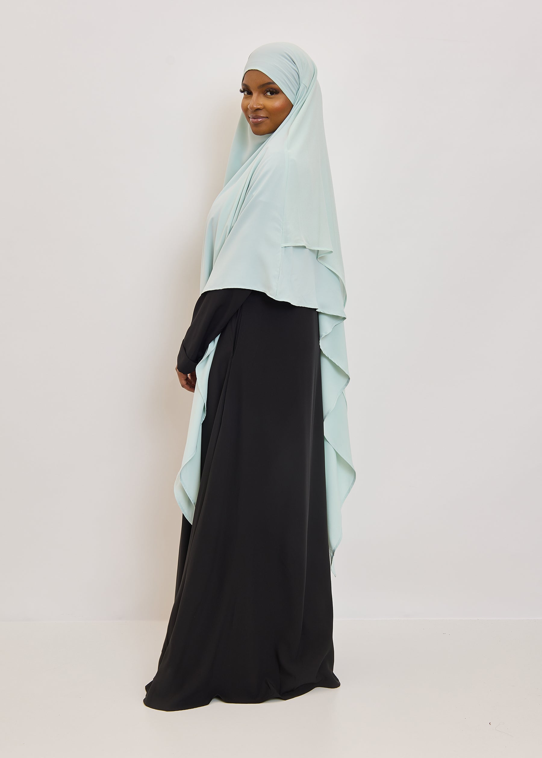 Khimar Sana - Long double volants médine