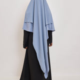Khimar Sana - Long double volants médine