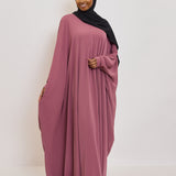 Abaya Manar - Soie de médine avec zip