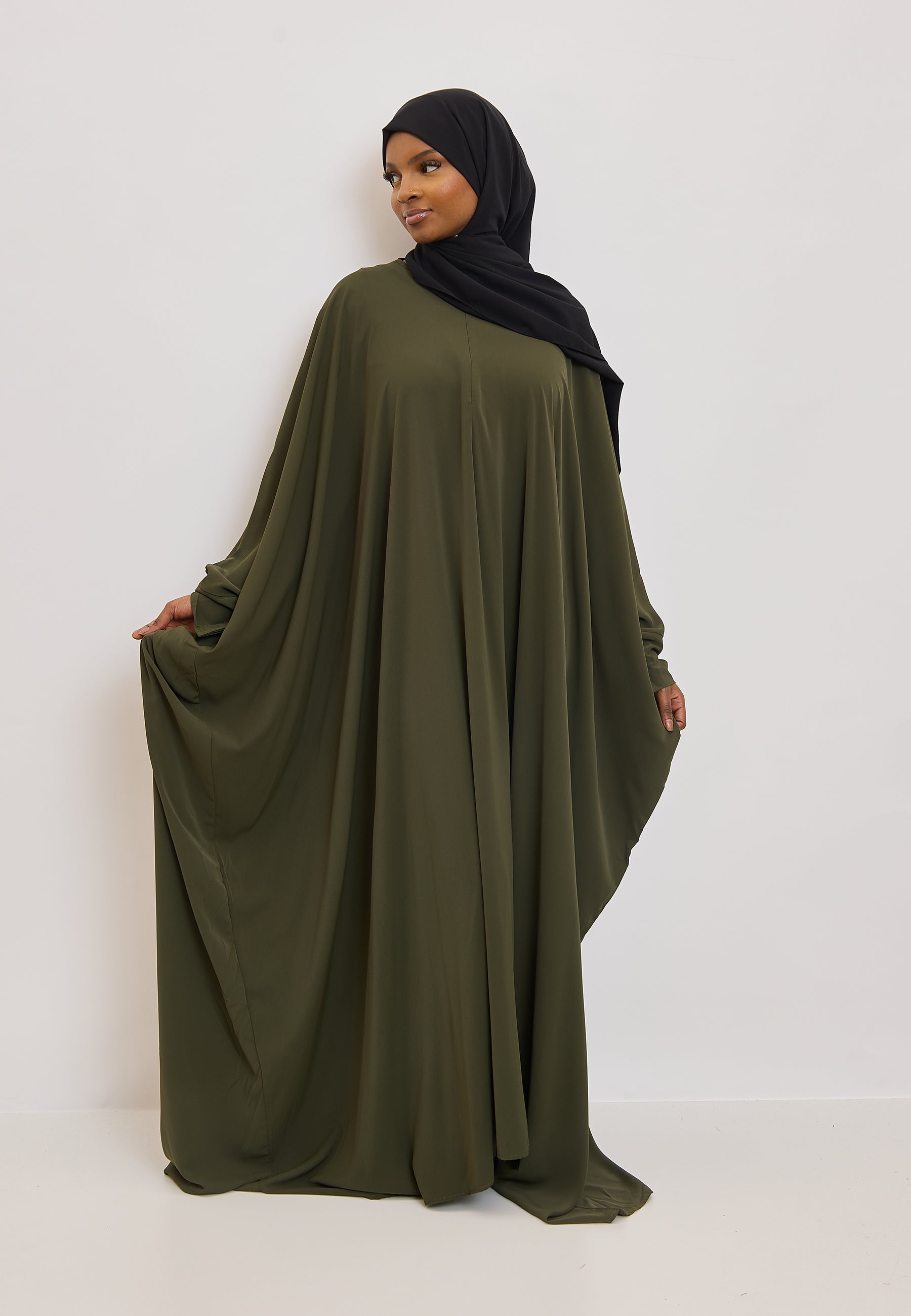 Abaya Manar - Soie de médine avec zip