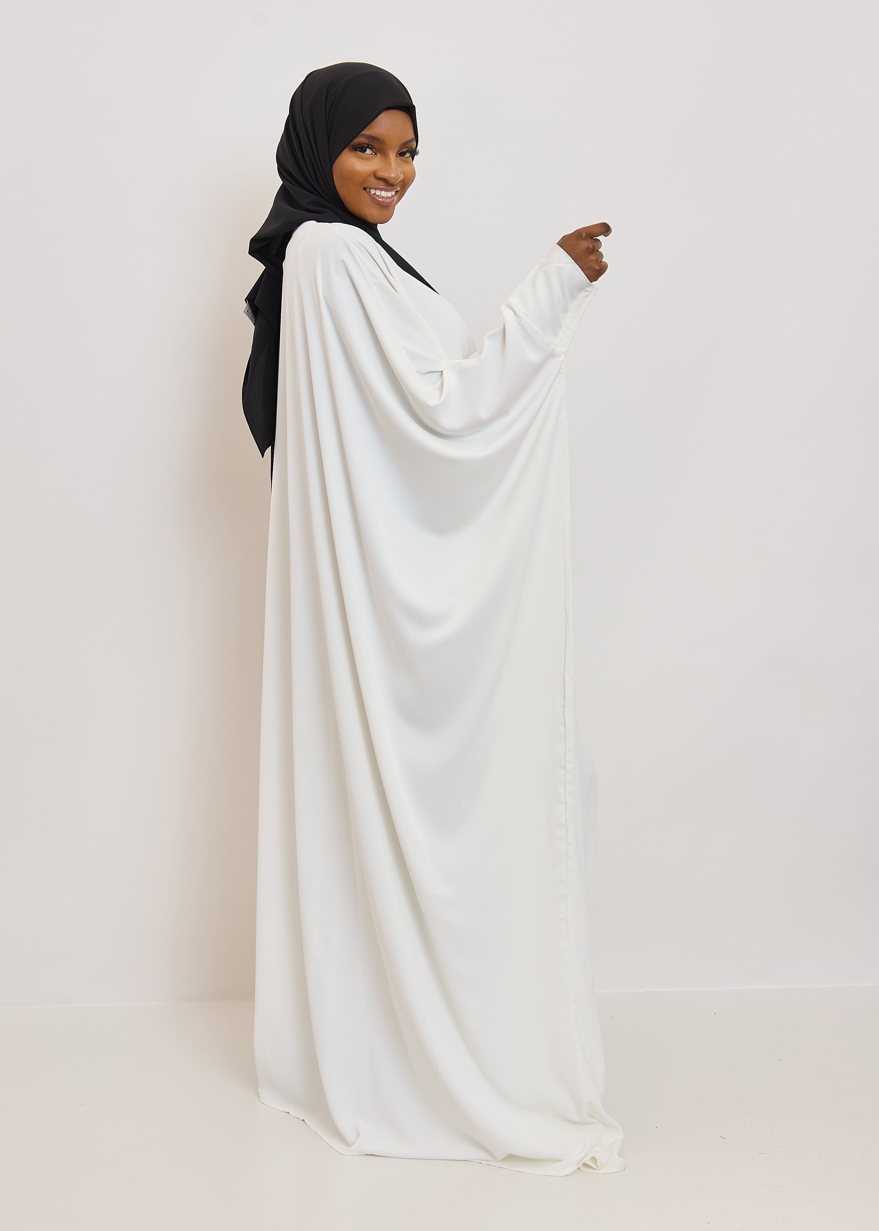 Abaya Manar - Soie de médine avec zip
