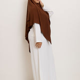 Khimar Salwa - Short double ruffles medina