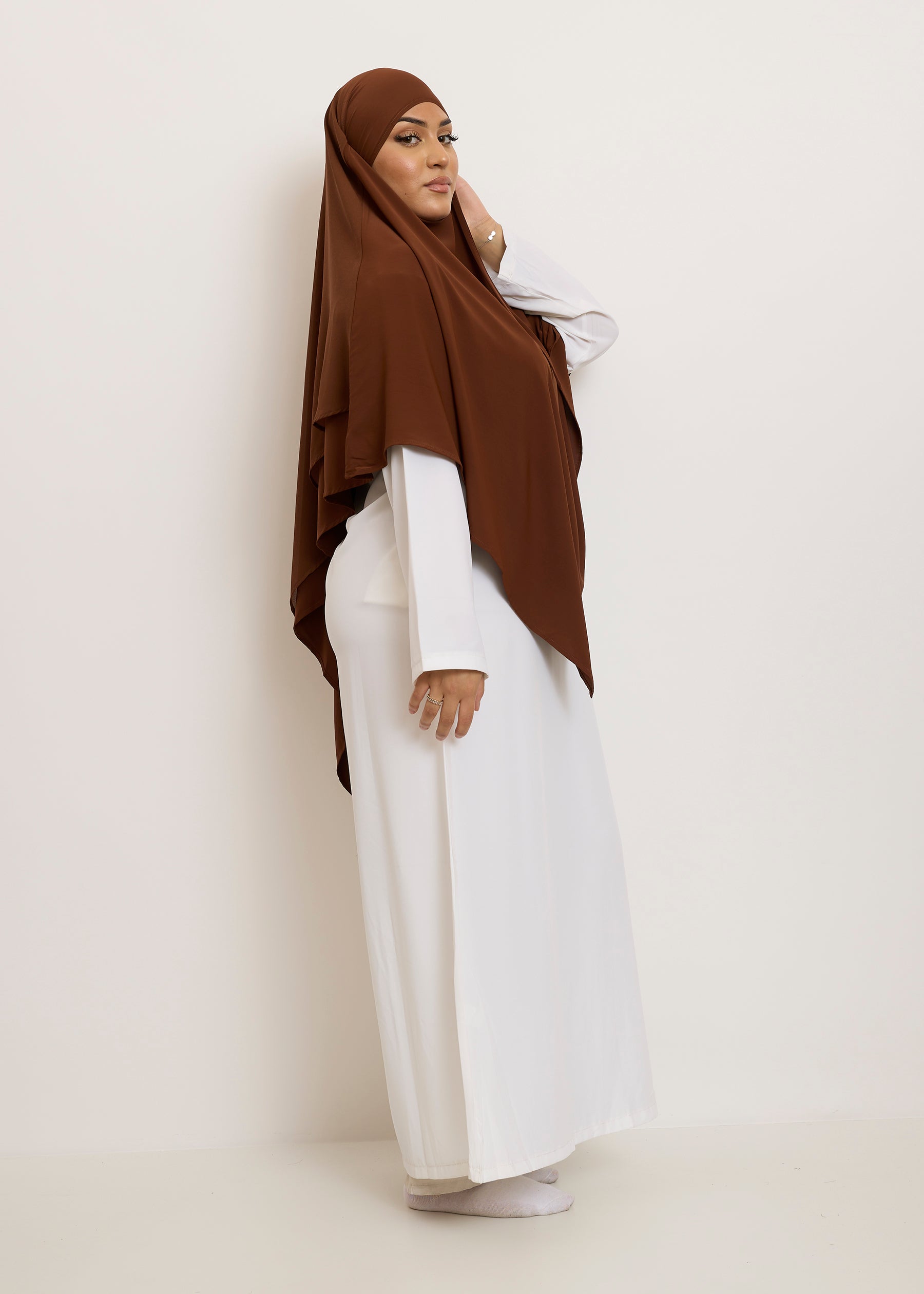 Khimar Salwa - Court double volants médine