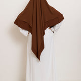 Khimar Salwa - Short double ruffles medina