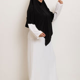Khimar Salwa - Short double ruffles medina