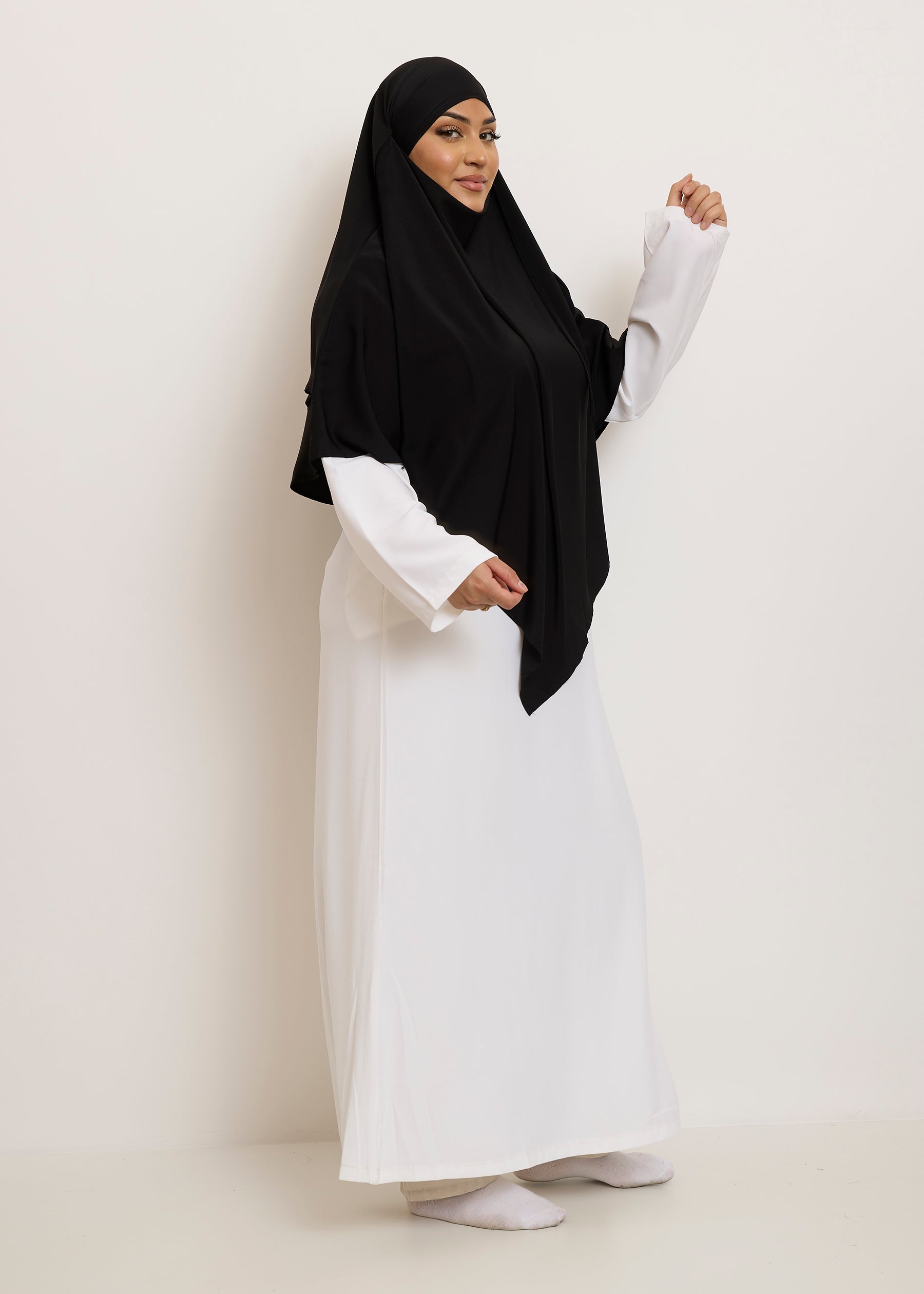 Khimar Salwa - Court double volants médine