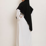 Khimar Salwa - Short double ruffles medina