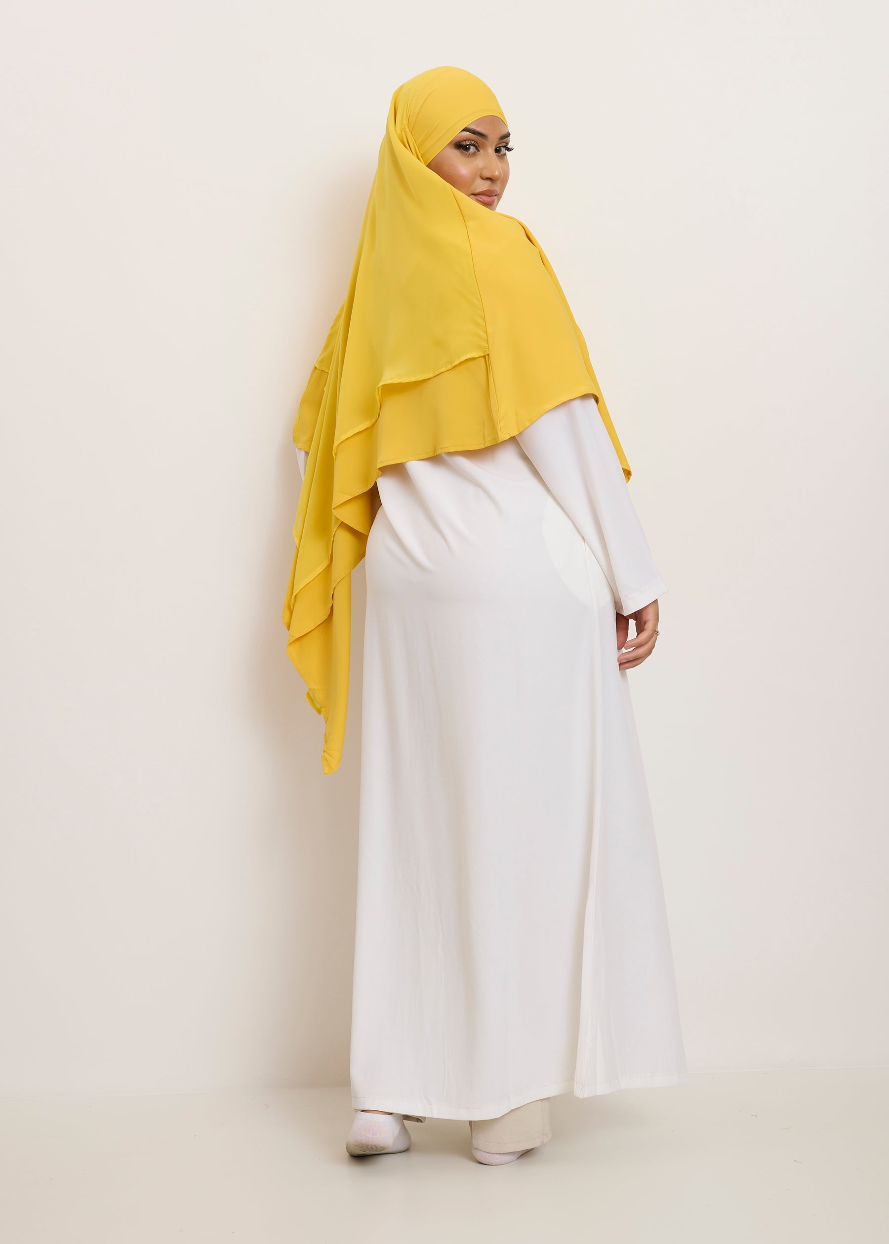 Khimar Salwa - Court double volants médine