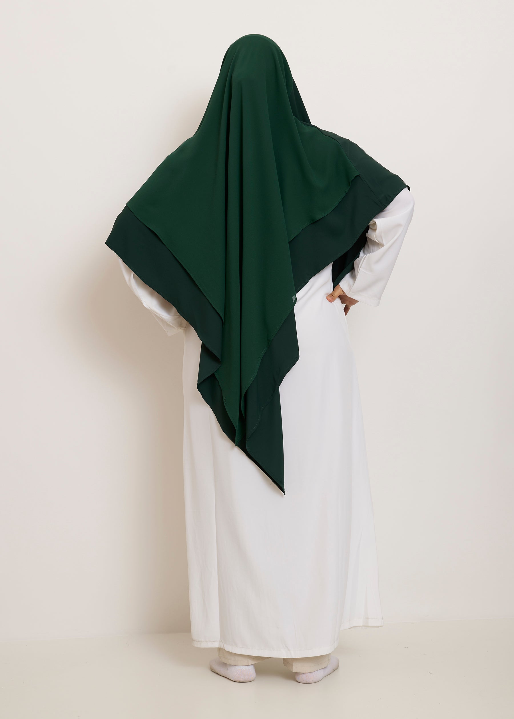 Khimar Salwa - Court double volants médine