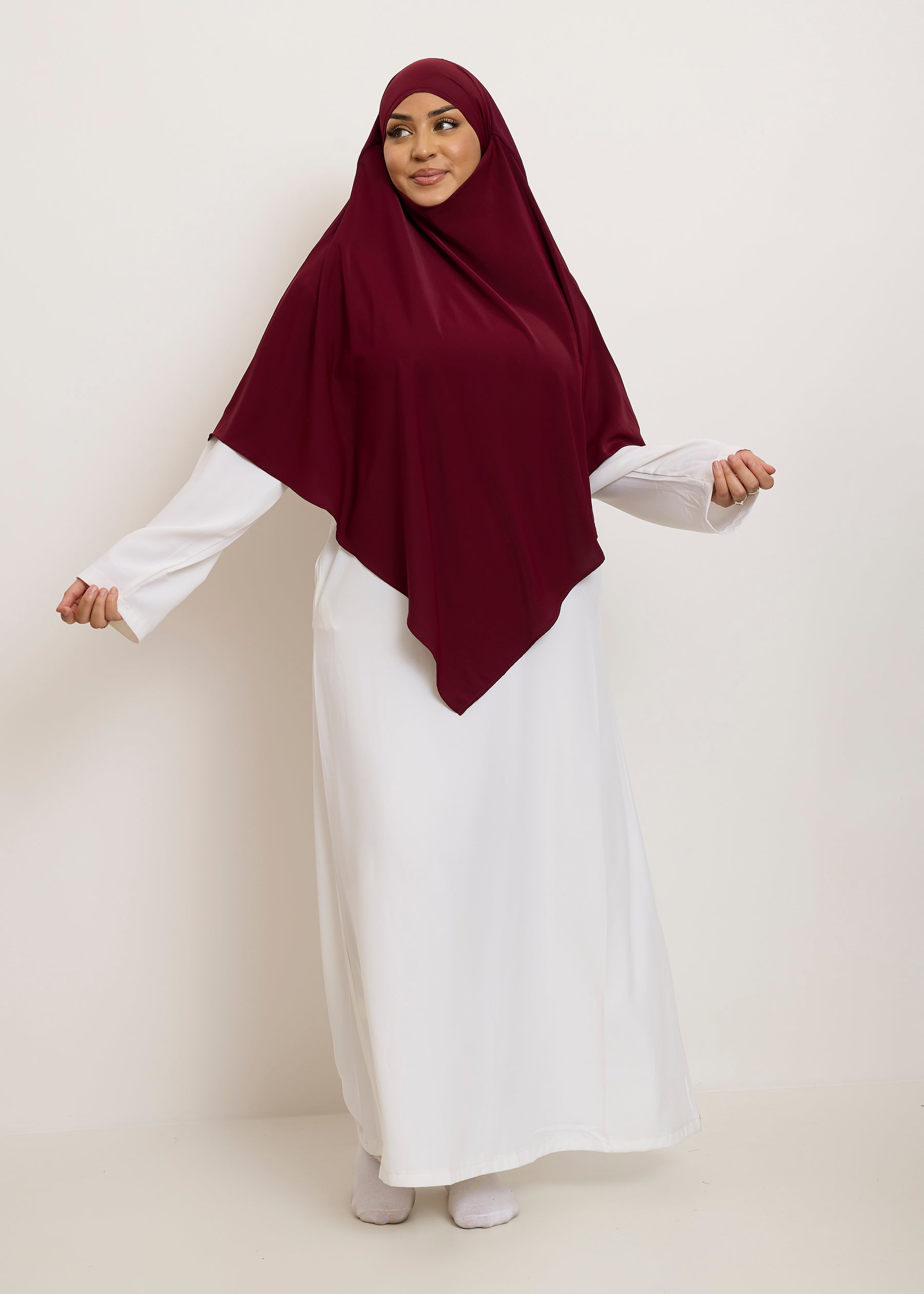 Khimar Salwa - Court double volants médine