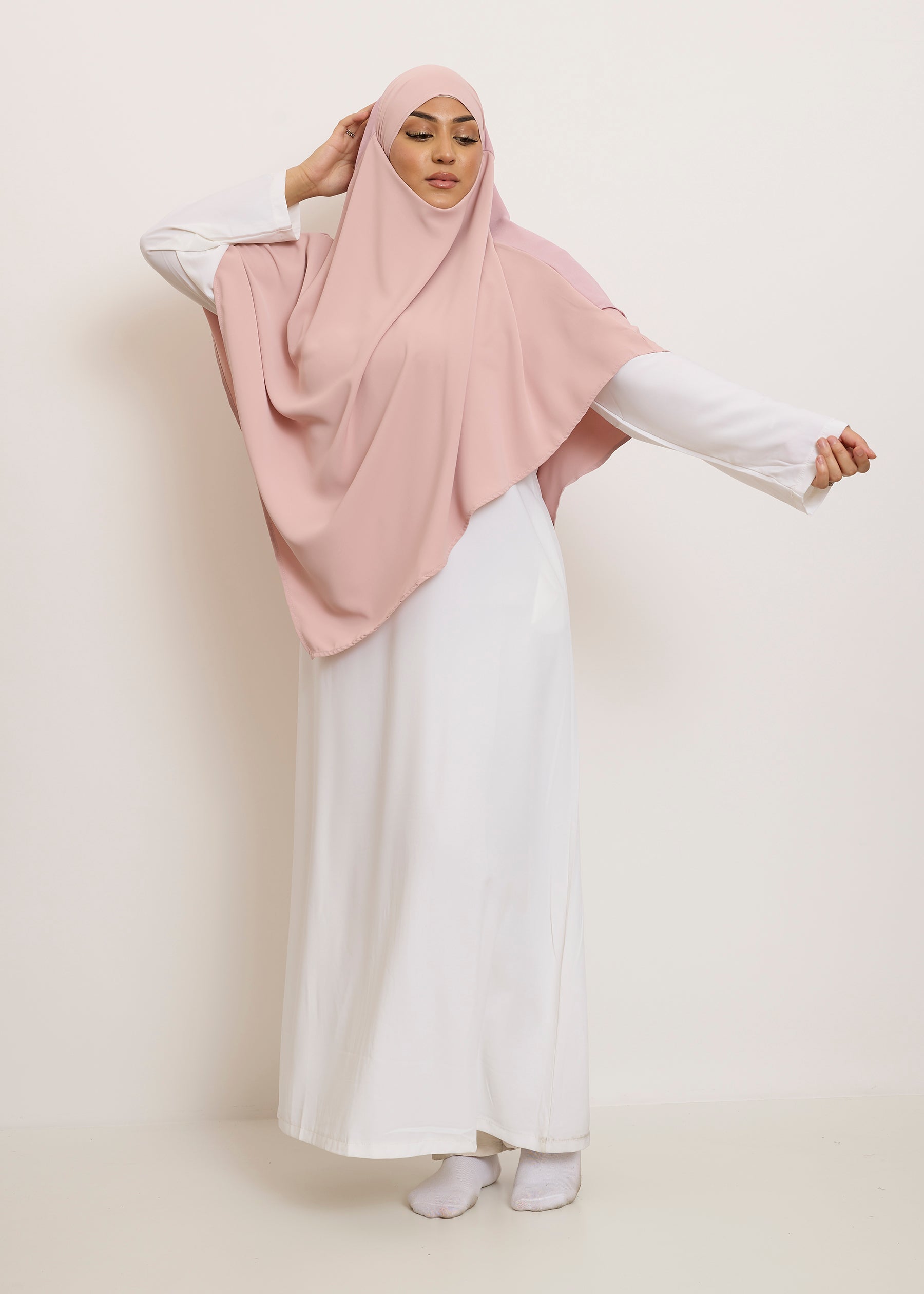 Khimar Salwa - Court double volants médine