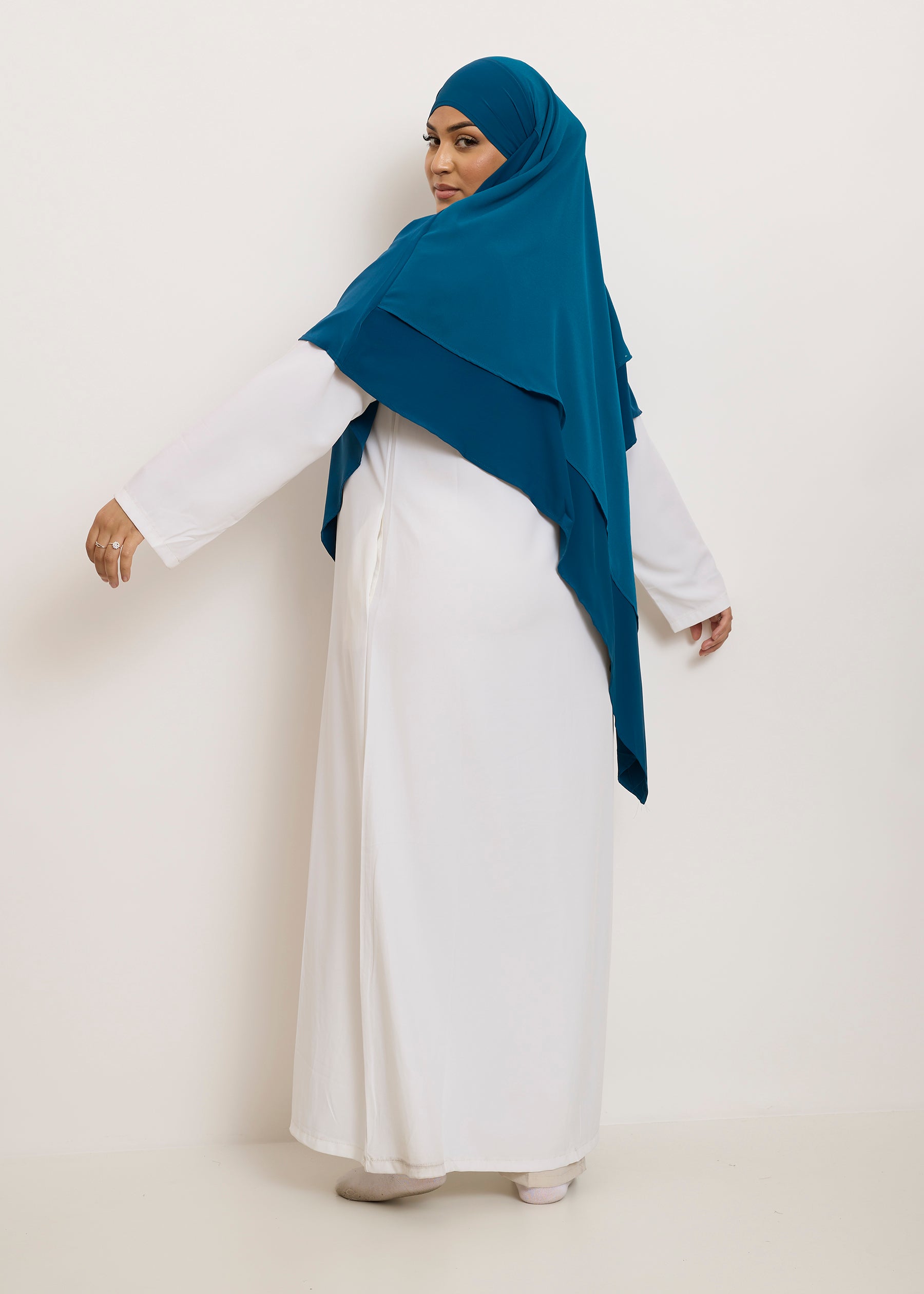 Khimar Salwa - Court double volants médine