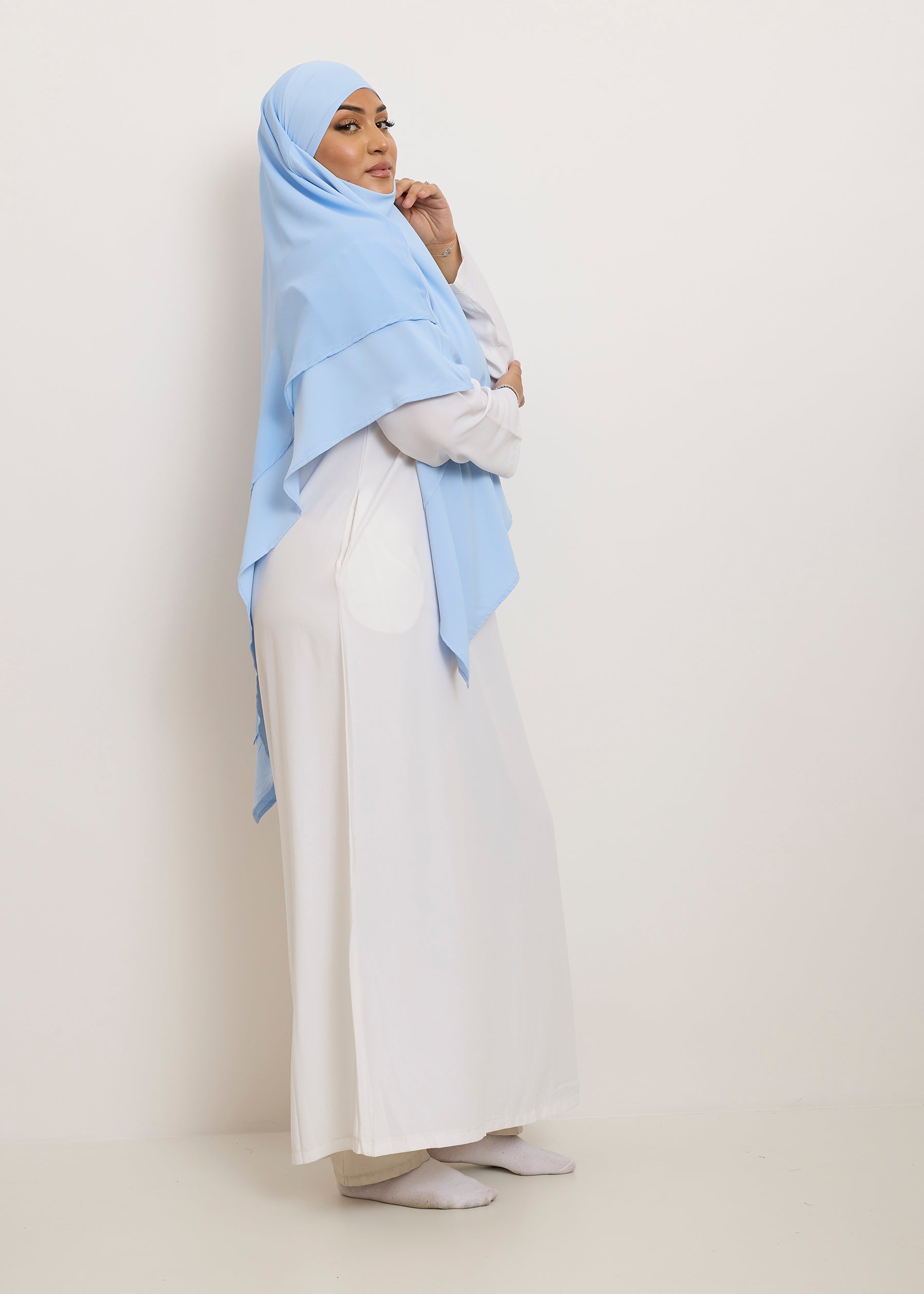 Khimar Salwa - Court double volants médine
