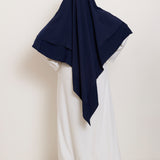 Khimar Salwa - Short double ruffles medina