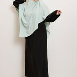 Khimar Salwa - Short double ruffles medina