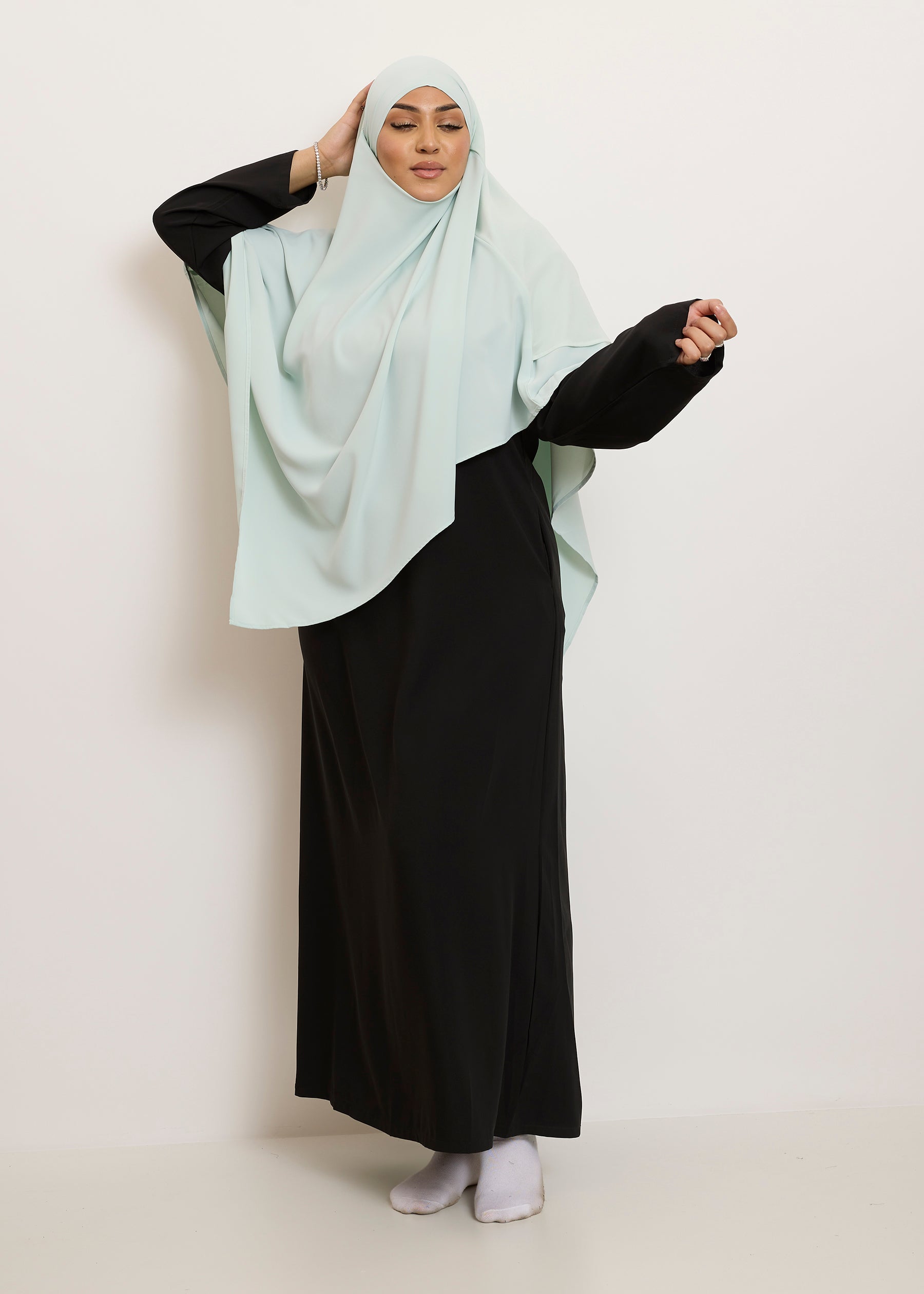 Khimar Salwa - Court double volants médine