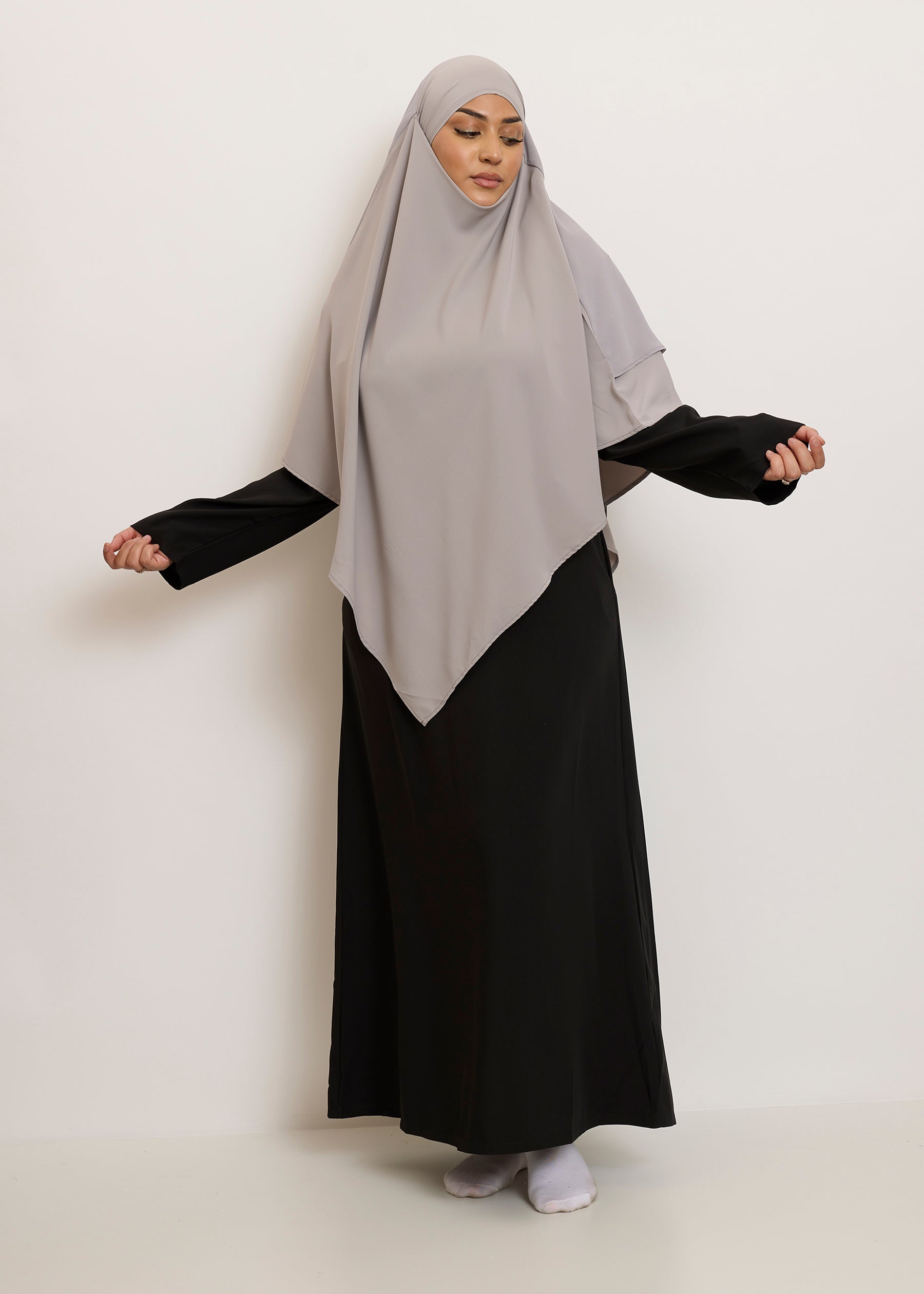 Khimar Salwa - Court double volants médine