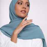 Hijab - Mousseline plissé