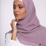 Hijab - Mousseline plissé