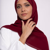 Hijab - Mousseline plissé